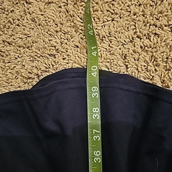 TADASHI SHOJI PINTUCK JERSEY AND LACE DRESS IN NAVY NUDE, SZ SMALL - Picture 16 of 16